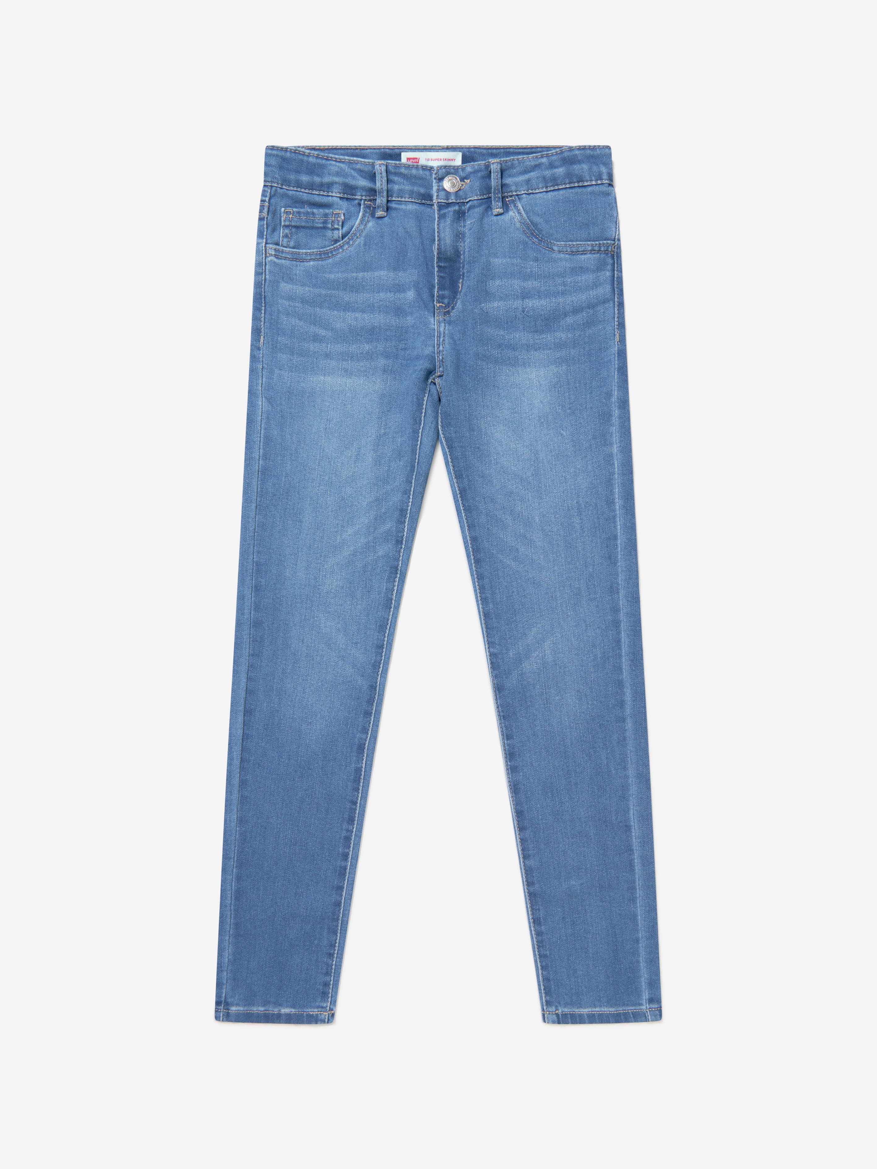 Levi's Girls 710 Super Skinny Jeans in Blue