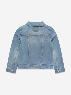 Levi's Girls Stretch Trucker Jacket in Blue