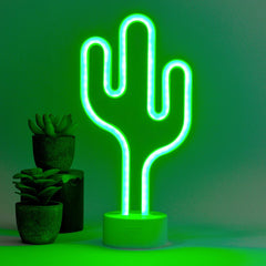Legami - Neon-Effect LED Lamp - Cactus - It's a Sign
