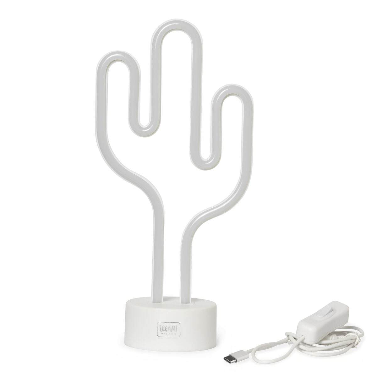 Legami - Neon-Effect LED Lamp - Cactus - It's a Sign