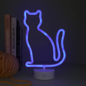 Legami - Neon-Effect LED Lamp - Kitty - It's a Sign