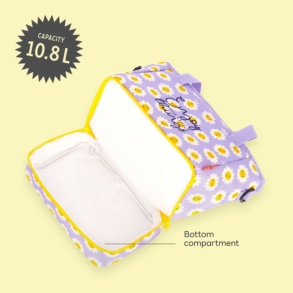 Legami - 10.8 l Lunch Bag - Daisy - Lunch Bag