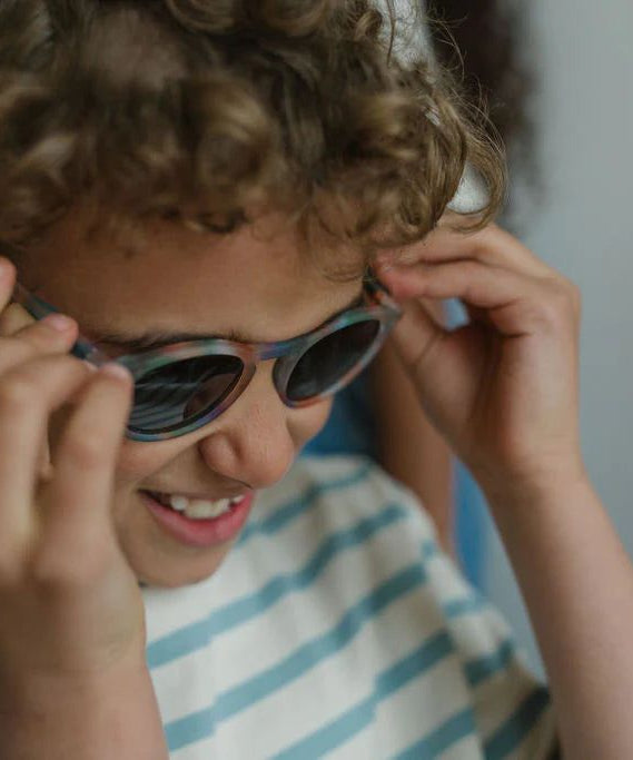 Leosun - Soft Gökkuşağı Polarize UV400 Çocuk Güneş Gözlüğü 5-12 Yaş-Dinossi