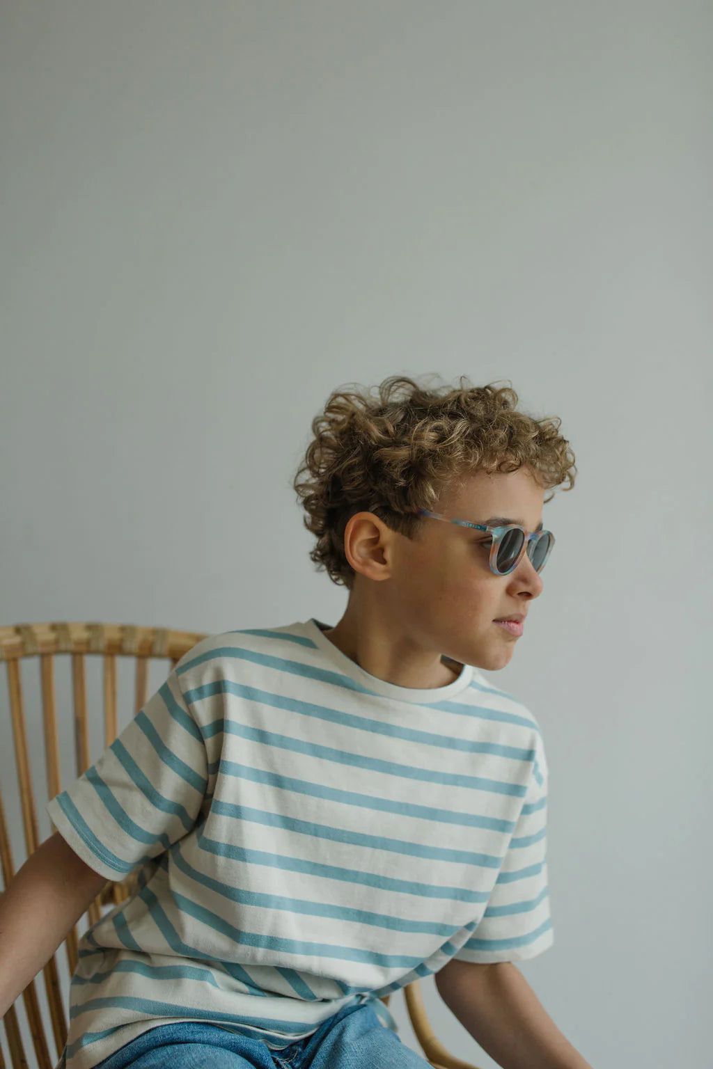 Leosun - Soft Gökkuşağı Polarize UV400 Çocuk Güneş Gözlüğü 5-12 Yaş-Dinossi