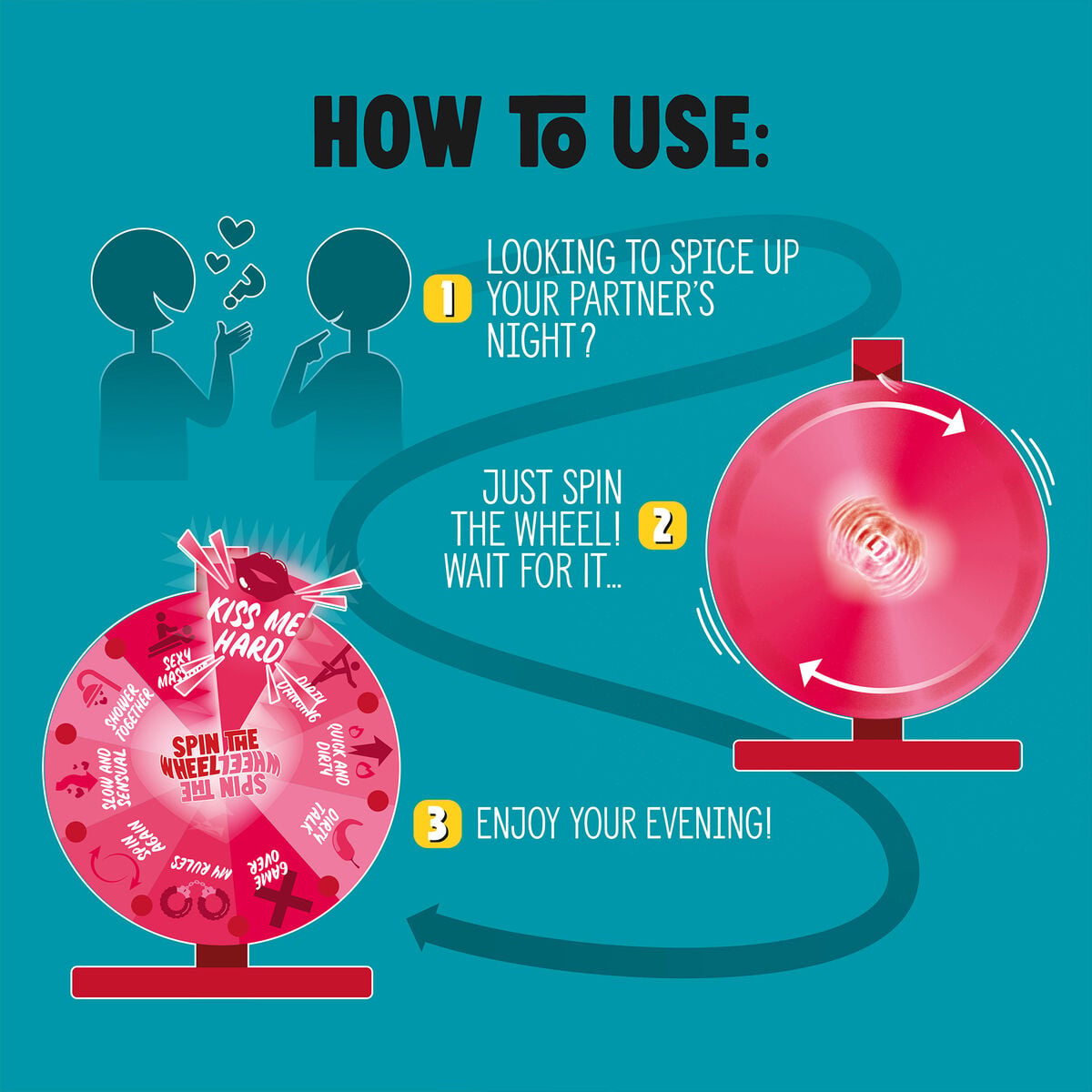 Legami - Answer Wheel - Spicy - Spin Wheel