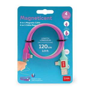 Legami - Magnetic 4-in-1 Charging ve Synchronisation Cable - Magneticent