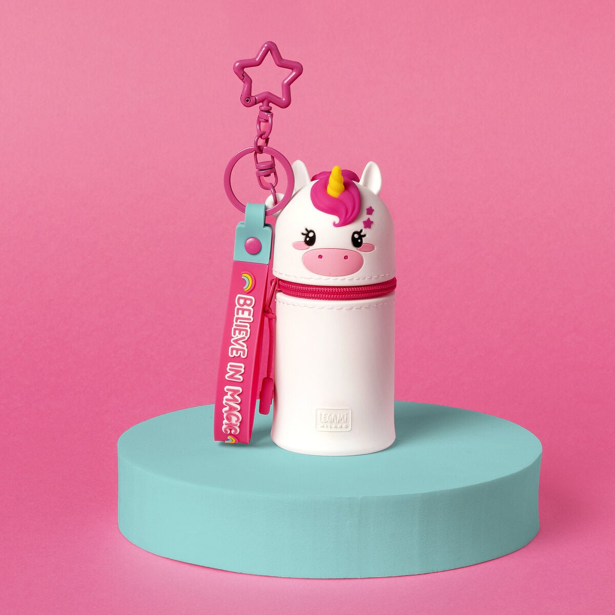 Legami - Unicorn Coin Purse with Keychain - Mini Kawaii