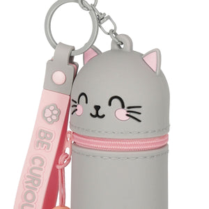 Legami - Kitty Coin Purse with Keychain - Mini Kawaii
