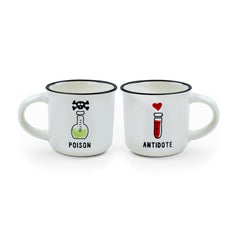 Legami - Seti 2 Coffee Cups - Poison ve Antidote - Espresso Two