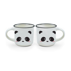 Legami - Set of 2 Coffee Cups - Panda - Espresso Two