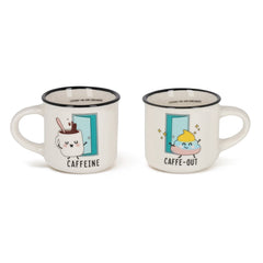 Legami - Set of 2 Coffee Cups - Poo - Espresso Two