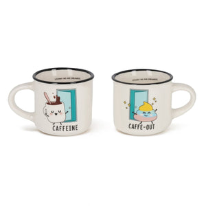 Legami - Set of 2 Coffee Cups - Poo - Espresso Two
