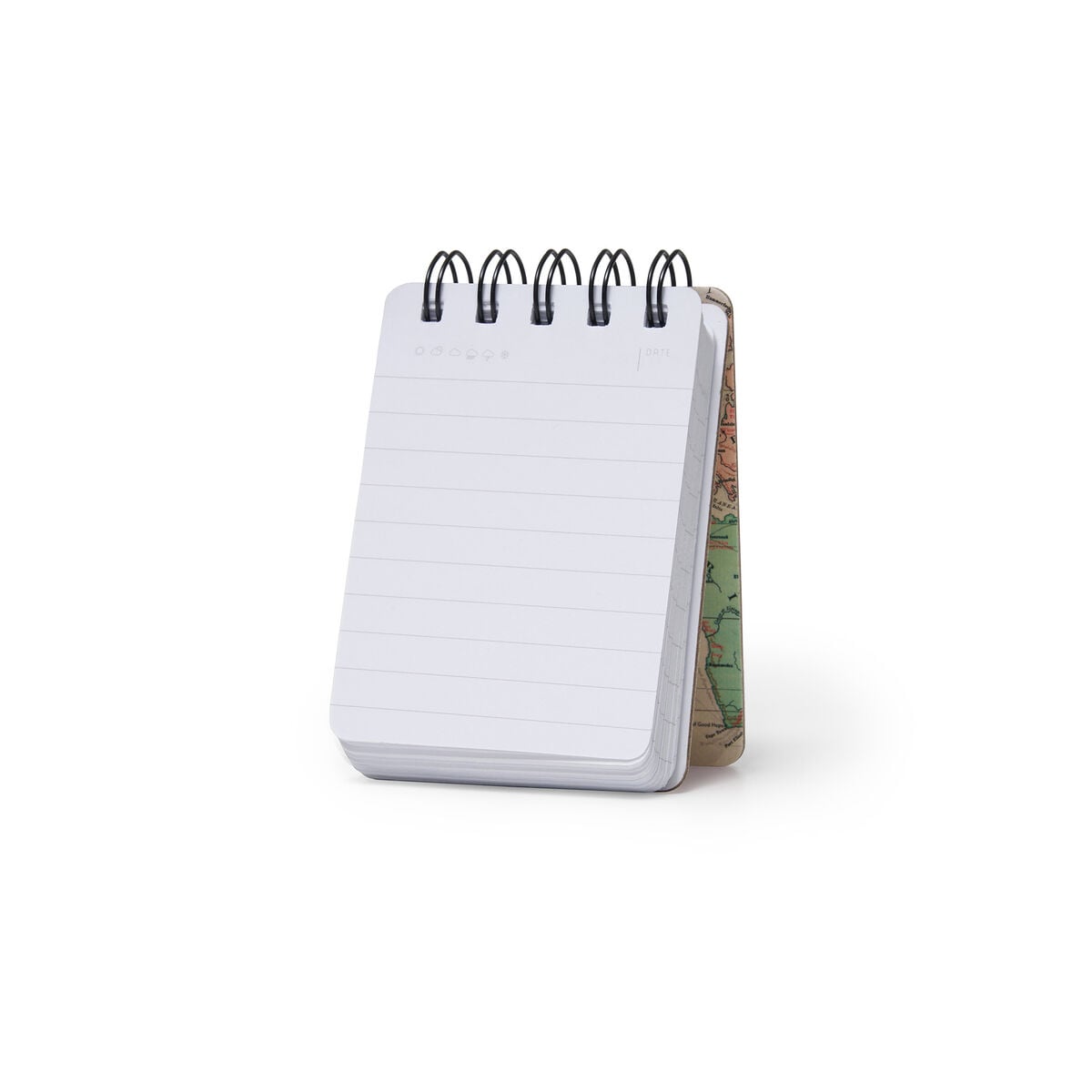 Legami - Lined Defter ile Illustrated Hard Kılıf - Seyahat Map - Jotter - Spiral-Bound