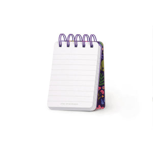 Legami - Lined Notebook with Illustrated Hard Cover - Flowers - Jotter - Spiral-Bound