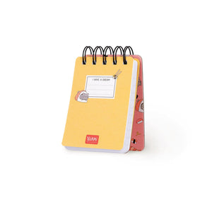 Legami - Lined Notebook with Illustrated Hard Cover - Sushi Cat - Jotter - Spiral-Bound