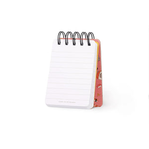 Legami - Lined Notebook with Illustrated Hard Cover - Sushi Cat - Jotter - Spiral-Bound