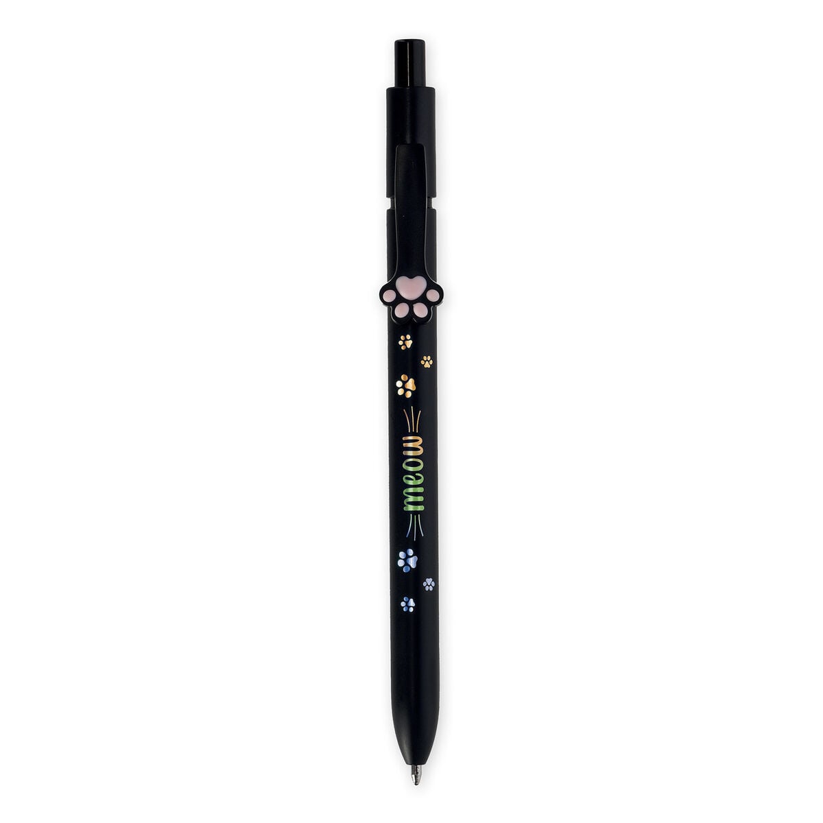 Legami - Kitty-Themed Ballpoint Kalem - Black Ink - Meow