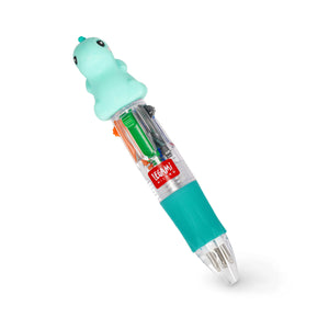 Legami - Mini 4-Colour Ballpoint Pen - Dino - Mini Magic Rainbow