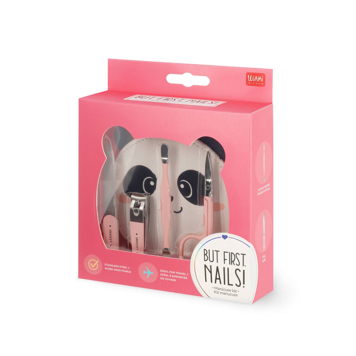 Legami - Panda Manicure Kit - But First, Nails!