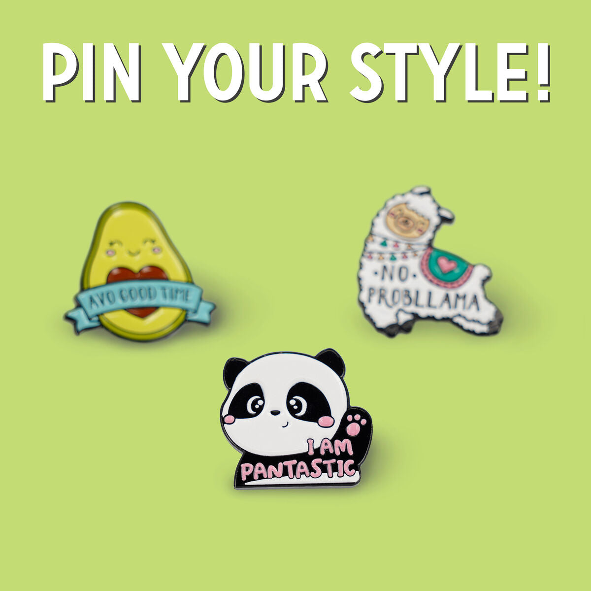 Legami - Panda Enamel Metal Pin - Pin Your Style!