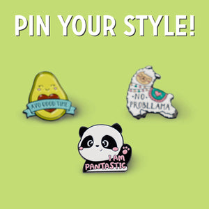 Legami - Panda Enamel Metal Pin - Pin Your Style!