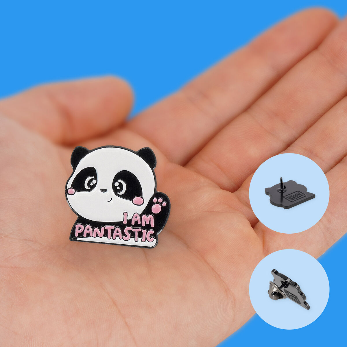 Legami - Panda Enamel Metal Pin - Pin Your Style!