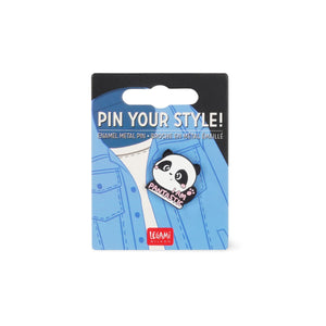 Legami - Panda Enamel Metal Pin - Pin Your Style!