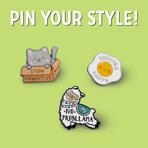 Legami - Llama Enamel Metal Pin - Pin Your Style!