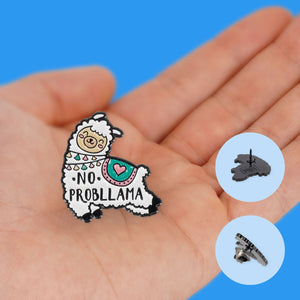 Legami - Llama Enamel Metal Pin - Pin Your Style!
