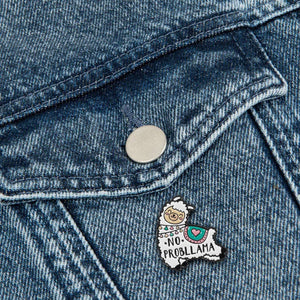 Legami - Llama Enamel Metal Pin - Pin Your Style!