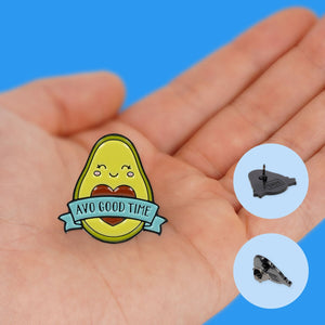 Legami - Avokado Enamel Metal Pin - Pin Your Style!