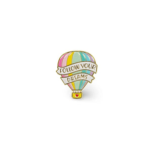 Legami - Hot Air Balloon Enamel Metal Pin - Pin Your Style!