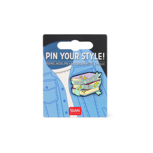 Legami - Kitap Lover Enamel Metal Pin - Pin Your Style!