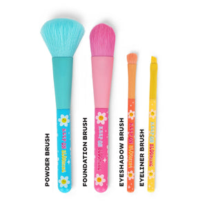 Legami - 4'lü Seti Daisy Makeup Brushes - Oh My Glow!