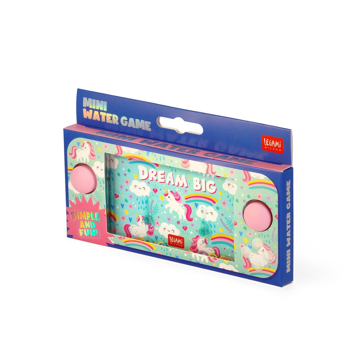 Legami - Pocket-Sized Mini Water Game - Tek Boynuzlu At - Mini Water Game