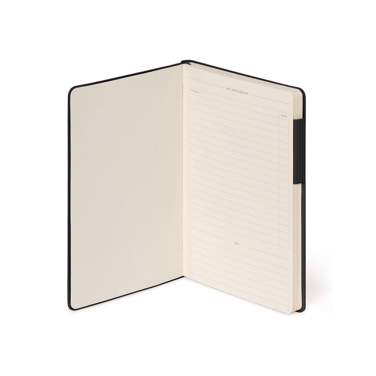 Legami - Lined Defter ile Monochrome Yumuşak Kılıf - Black - My Defter