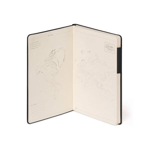 Legami - Lined Defter ile Monochrome Yumuşak Kılıf - Black - My Defter