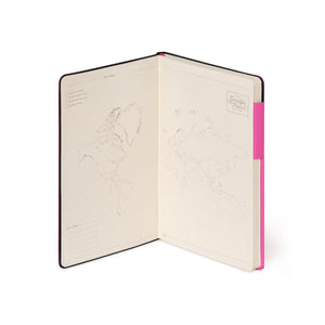 Legami - Lined Defter ile Monochrome Yumuşak Kılıf - Bougainvillea - My Defter