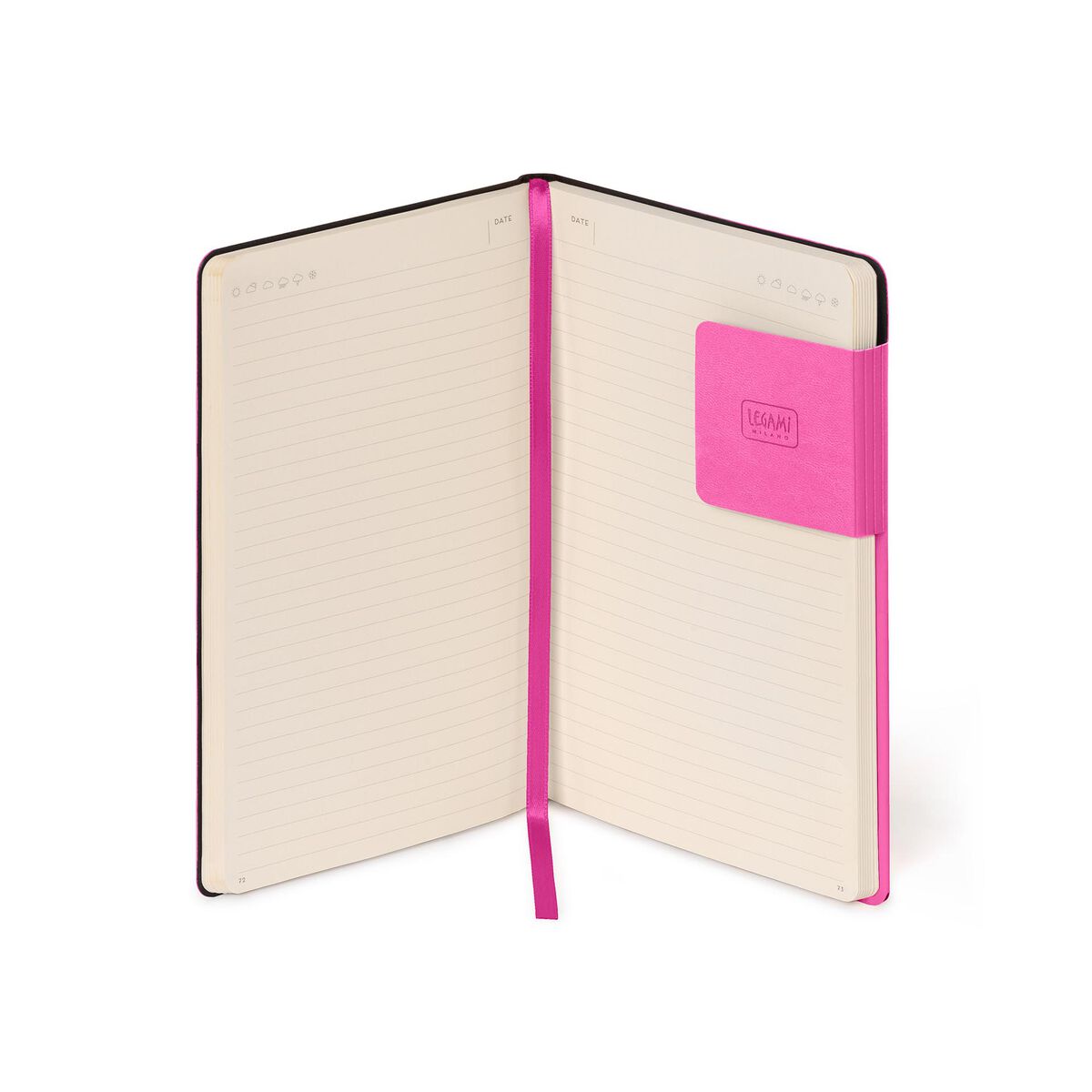 Legami - Lined Defter ile Monochrome Yumuşak Kılıf - Bougainvillea - My Defter