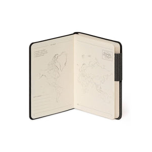 Legami - Lined Defter ile Monochrome Yumuşak Kılıf - Deep Graphite - My Defter