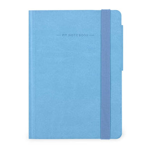 Legami - Defter ile Blank Pages ve Monochrome Yumuşak Kılıf - Retro Blue - My Defter
