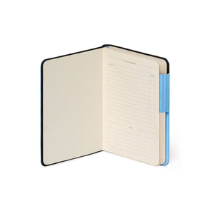 Legami - Defter ile Blank Pages ve Monochrome Yumuşak Kılıf - Retro Blue - My Defter