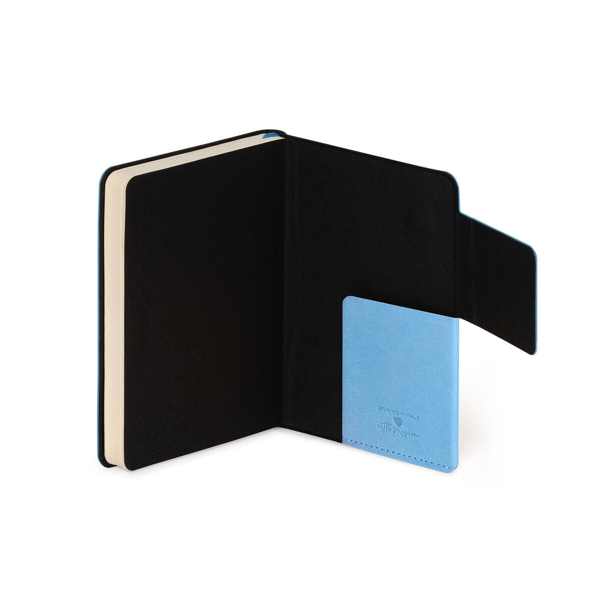 Legami - Defter ile Blank Pages ve Monochrome Yumuşak Kılıf - Retro Blue - My Defter