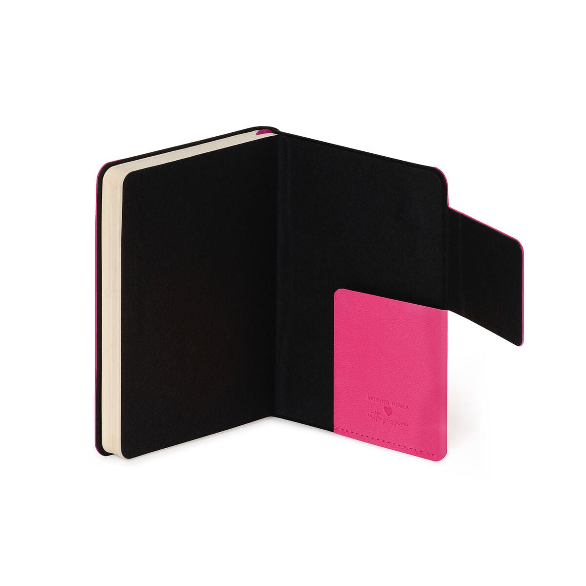 Legami - Defter ile Blank Pages ve Monochrome Yumuşak Kılıf - Raspberry - My Defter