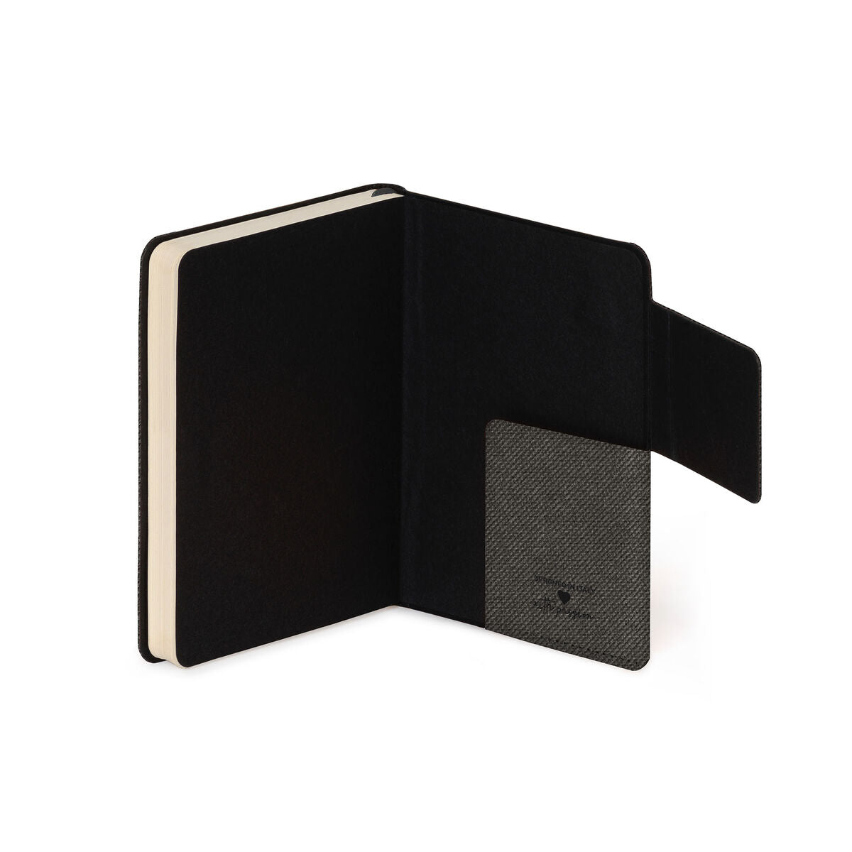 Legami - Defter ile Blank Pages ve Monochrome Yumuşak Kılıf - Deep Graphite - My Defter