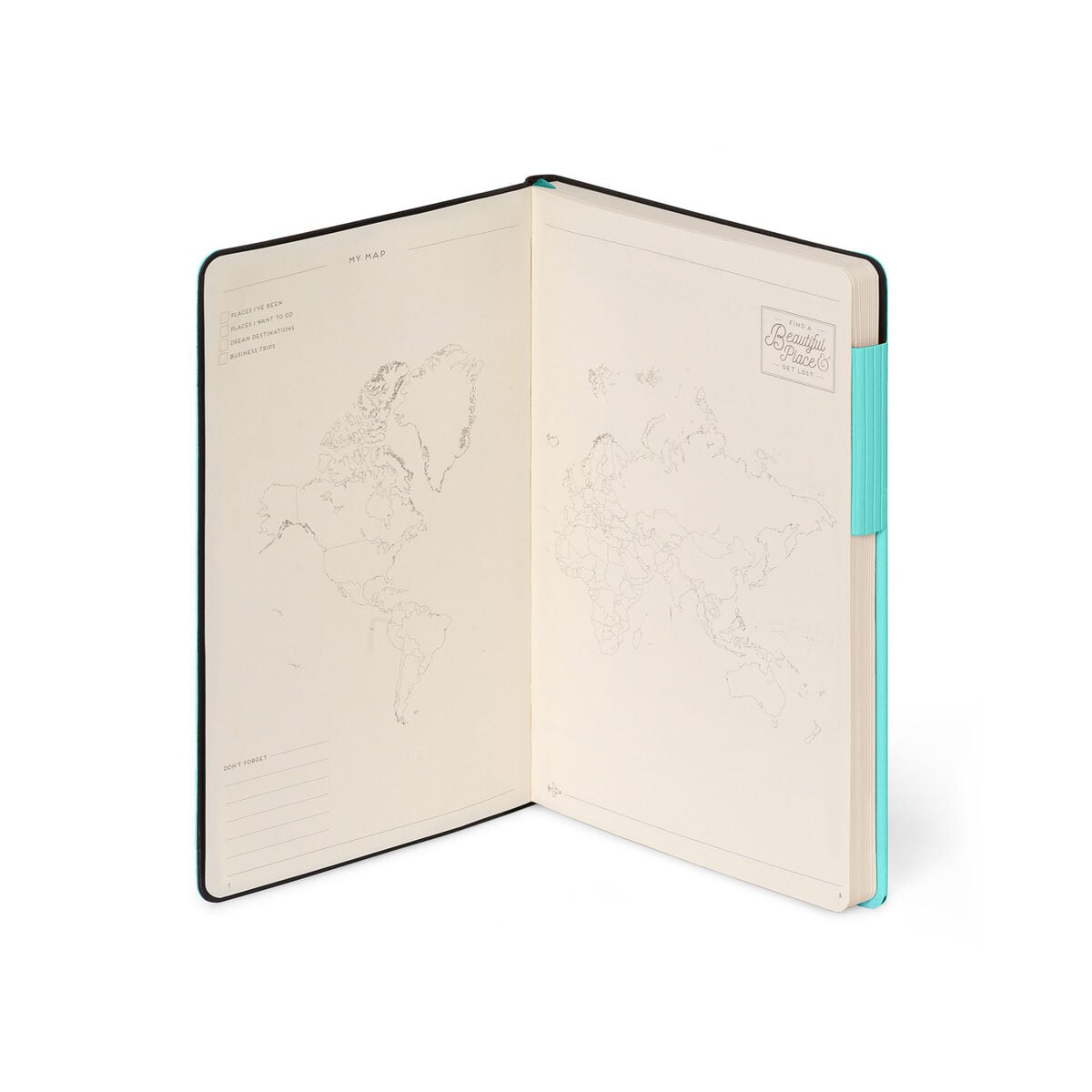 Legami - Lined Defter ile Monochrome Yumuşak Kılıf - Aquatic Awe - My Defter