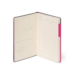 Legami - Lined Notebook with Monochrome Soft Cover - Raspberry - My Notebook