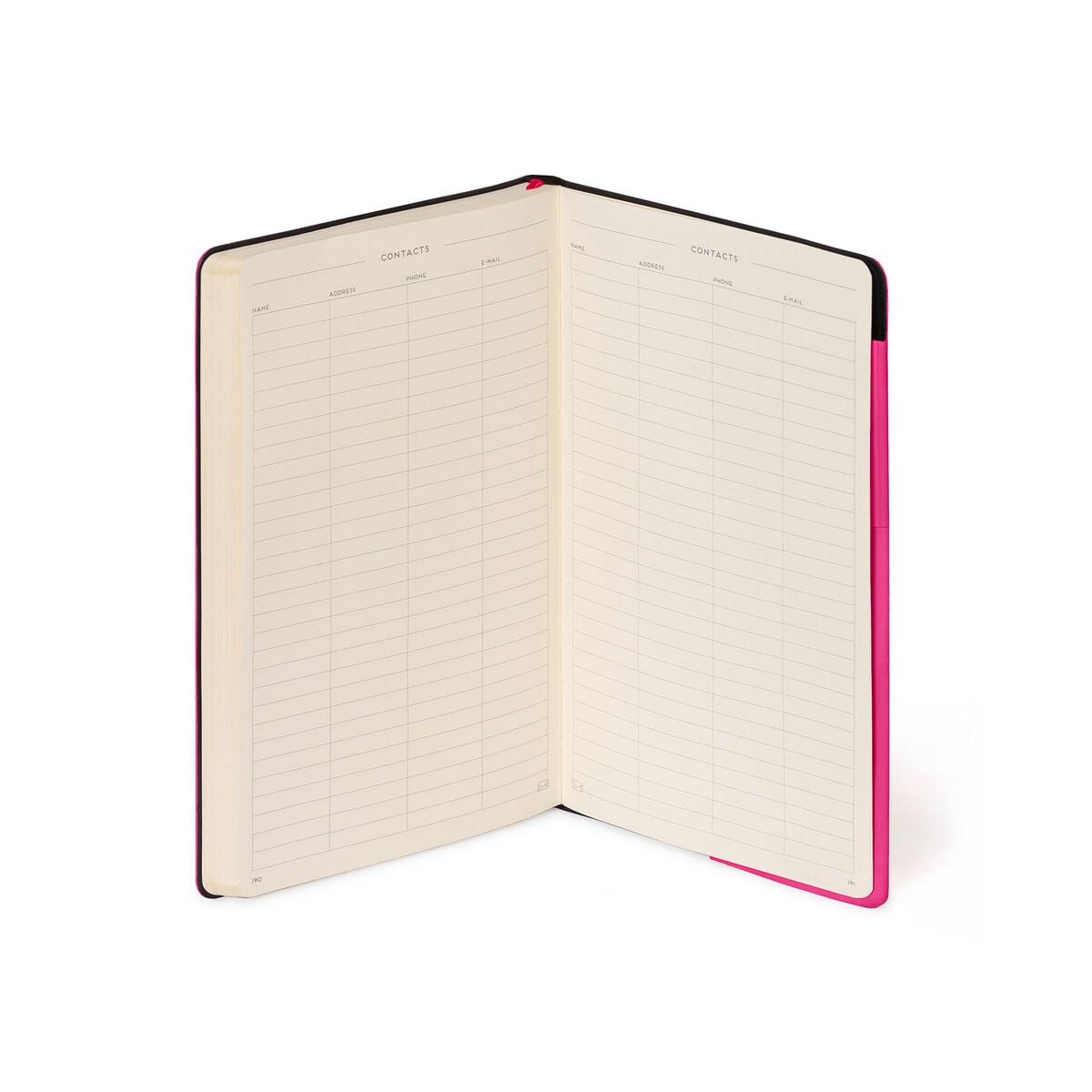Legami - Lined Notebook with Monochrome Soft Cover - Raspberry - My Notebook