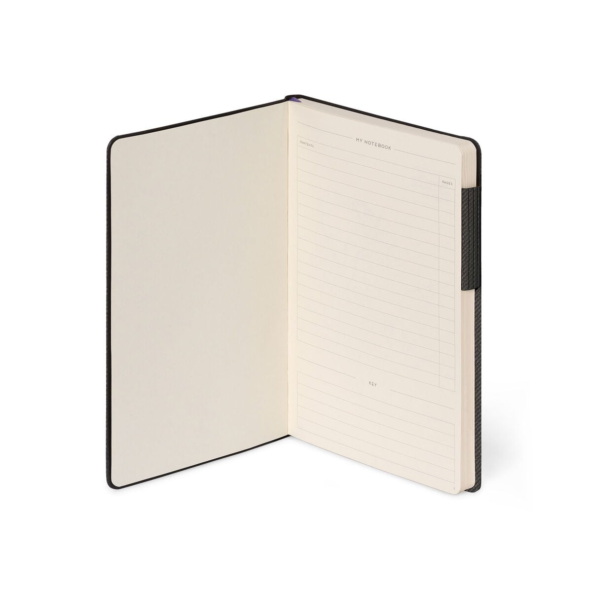Legami - Lined Defter ile Monochrome Yumuşak Kılıf - Deep Graphite - My Defter