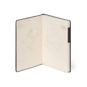 Legami - Lined Defter ile Monochrome Yumuşak Kılıf - Deep Graphite - My Defter